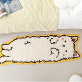 Funny Cute Lazy Cat Quiet Indoor Rug | Yedwo Home